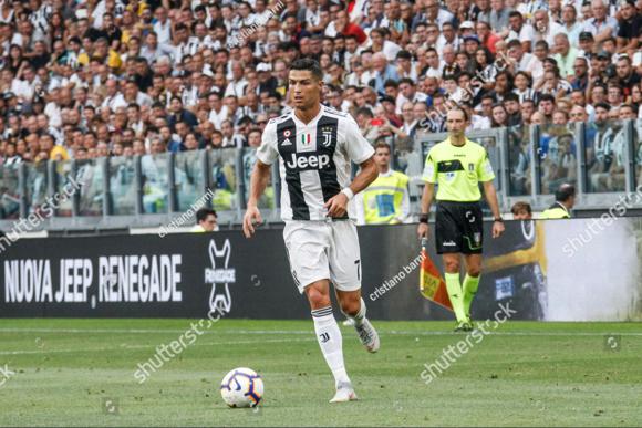 Obraz na płótnie Cristiano Ronaldo w akcji