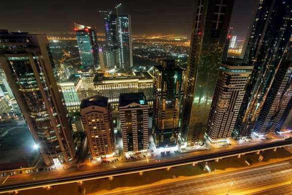 Fotoroleta Ulica w Dubaju