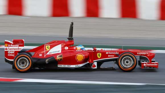 Naklejka Formuła 1 - Ferrari