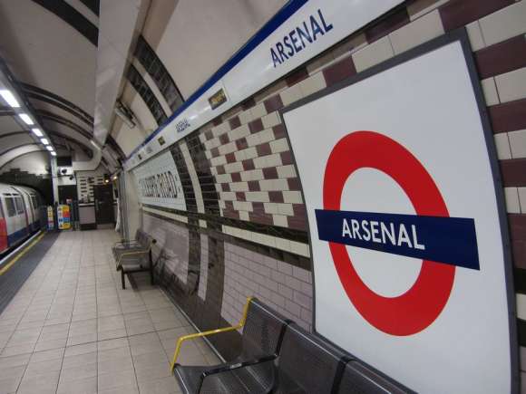 Fotoroleta Stacja metra Londyn