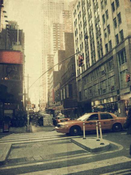 Fototapeta Nowy Jork w stylu retro