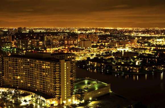 Fotoroleta Miami nocą