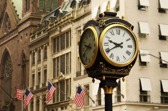 Fototapeta Zegar w Nowym Jorku