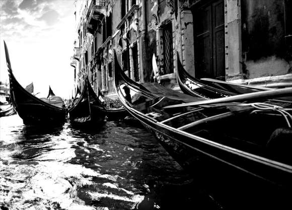 Naklejka Gondole w Wenecji
