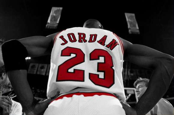 Fotoroleta Michael Jordan - One color