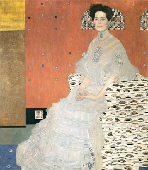 Obraz na płótnie Gustav Klimt portret Fritzy Riedler